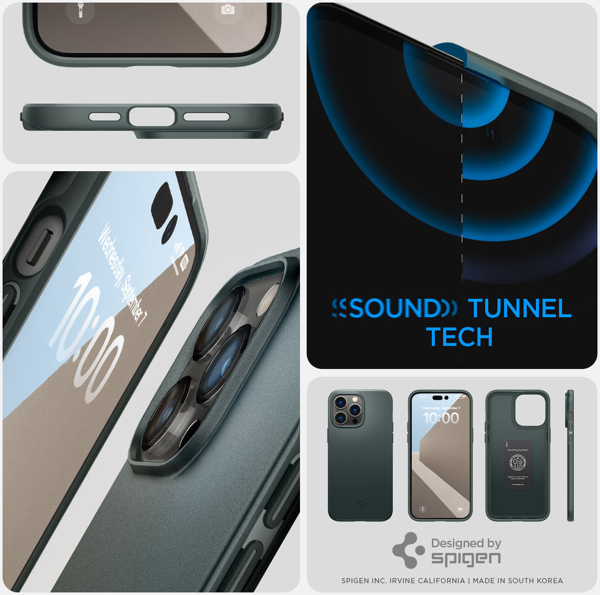 Spigen Thin Fit Apple iPhone 14 Pro Max Hoesje Back Cover Groen afbeelding 15