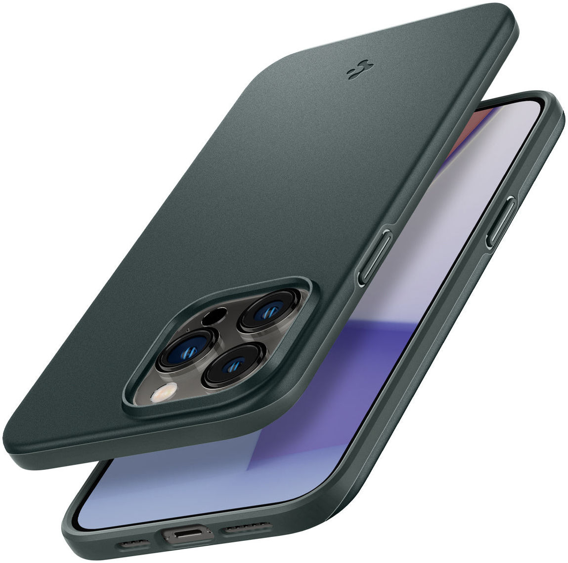 Spigen Thin Fit Apple iPhone 14 Pro Max Hoesje Back Cover Groen afbeelding 4