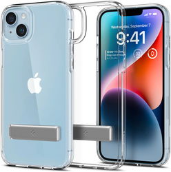 Spigen Ultra Hybrid S iPhone 14 Plus Hoesje Back Cover Transparant afbeelding