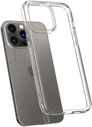 Spigen Ultra Hybrid Apple iPhone 14 Pro Hoesje Back Cover Transparant afbeelding