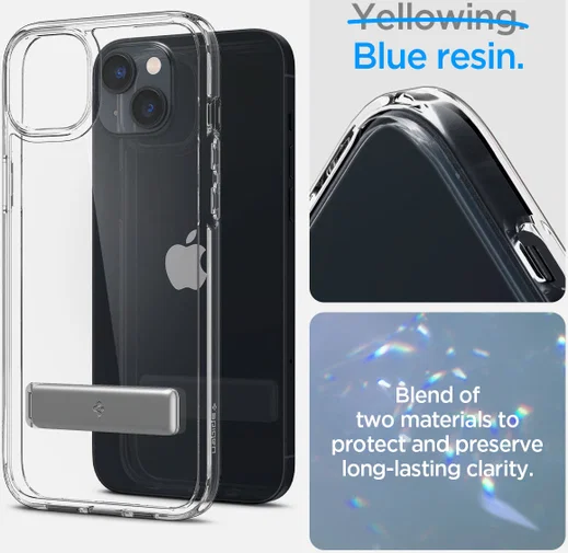 Spigen Ultra Hybrid S Apple iPhone 14 Hoesje Back Cover Transparant afbeelding 12