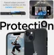 Spigen Crystal Hybrid Apple iPhone 14 Hoesje Back Cover Zwart afbeelding 4