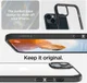 Spigen Crystal Hybrid Apple iPhone 14 Hoesje Back Cover Zwart afbeelding 8