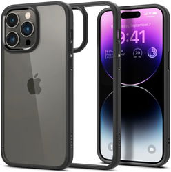 Spigen Ultra Hybrid Apple iPhone 14 Pro Max Hoesje Matte Zwart afbeelding