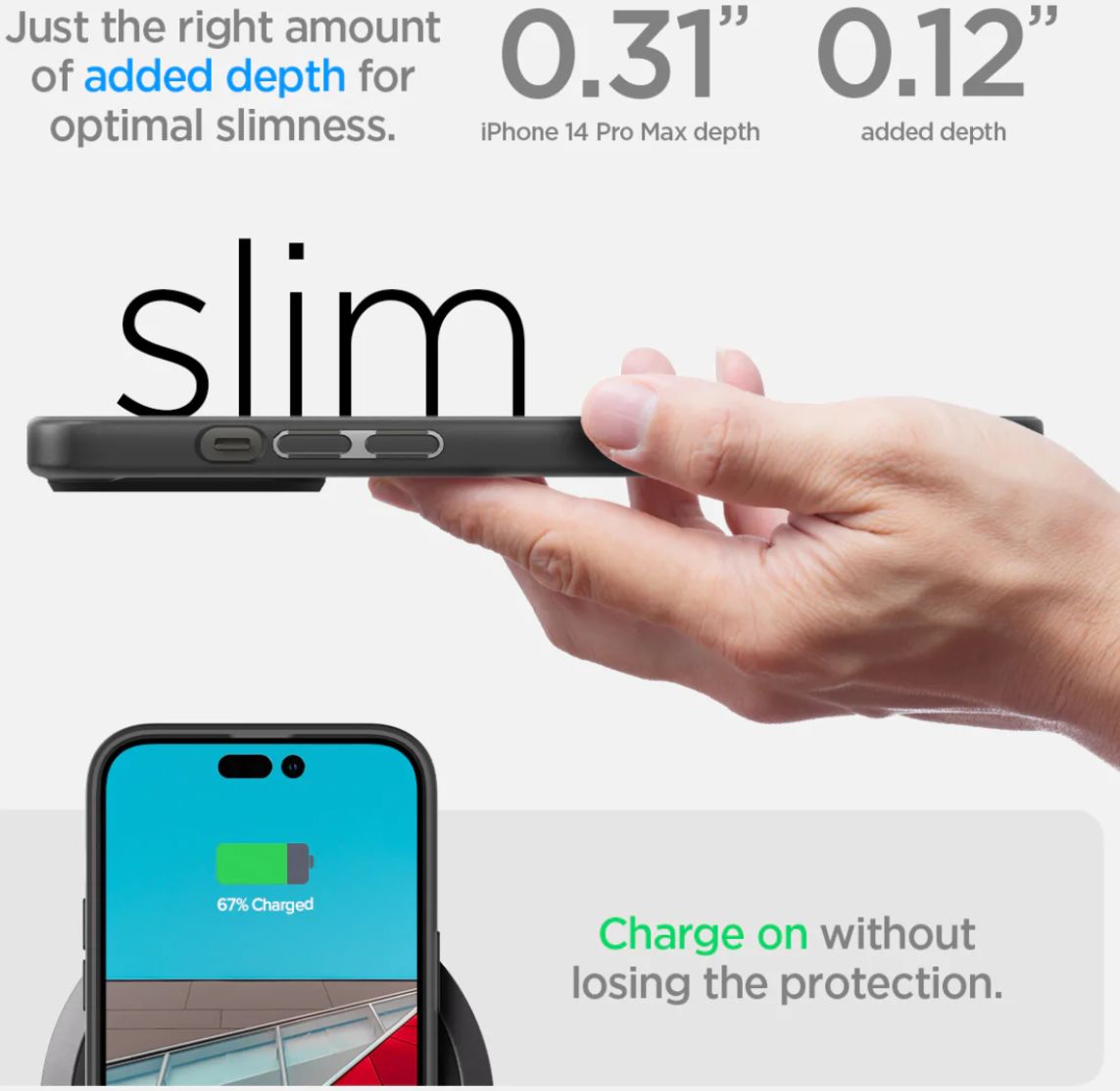 Spigen Ultra Hybrid Apple iPhone 14 Pro Max Hoesje Matte Zwart afbeelding 5