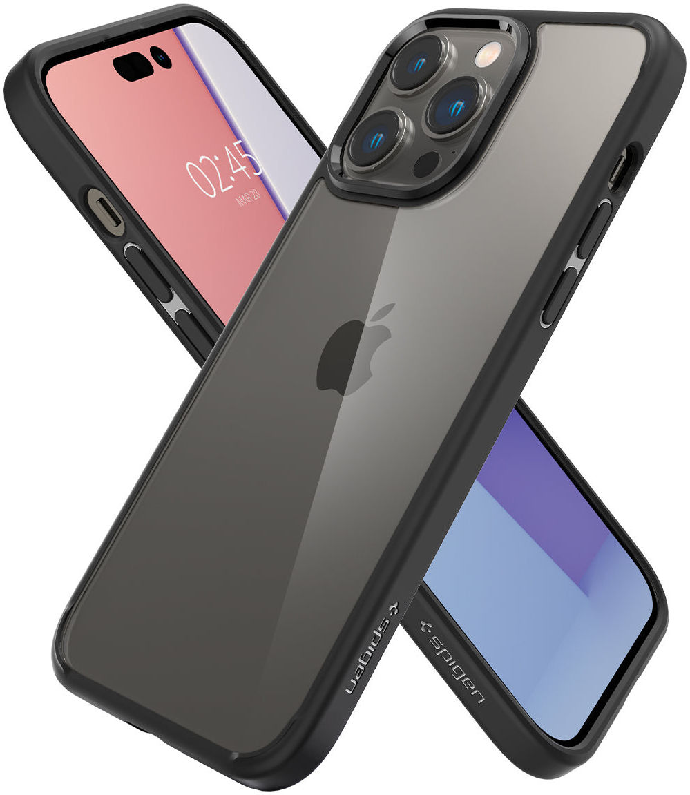 Spigen Ultra Hybrid Apple iPhone 14 Pro Max Hoesje Matte Zwart afbeelding 13
