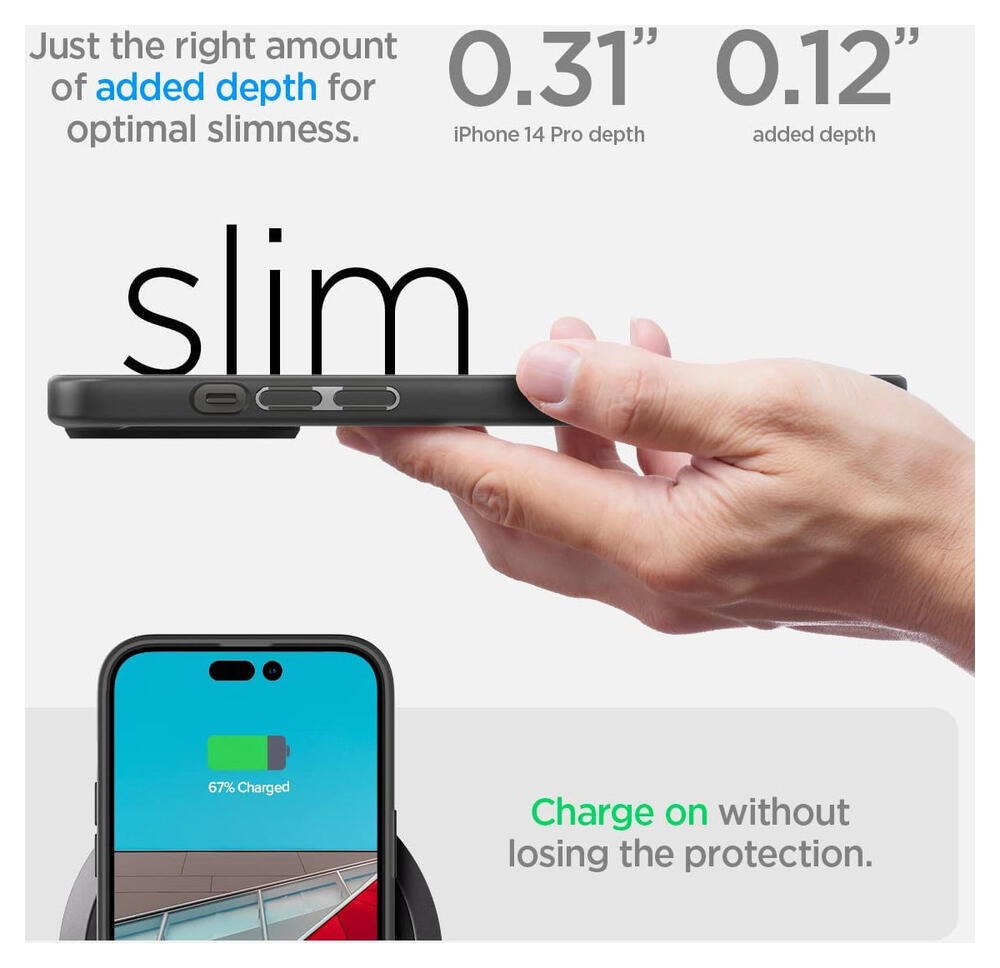 Spigen Ultra Hybrid Apple iPhone 14 Pro Hoesje Back Cover Mat Zwart afbeelding 4