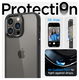 Spigen Ultra Hybrid Apple iPhone 14 Pro Hoesje Back Cover Mat Zwart afbeelding 3