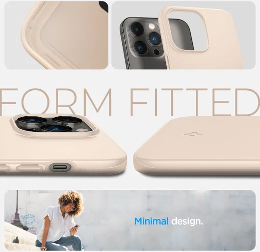 Spigen Thin Fit Apple iPhone 14 Pro Max Hoesje Back Cover Beige afbeelding 11