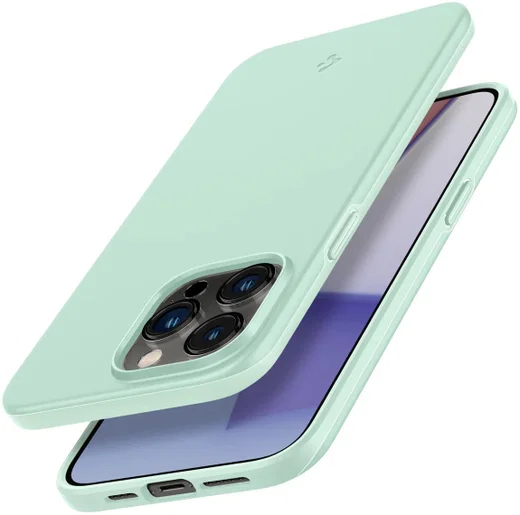 Spigen Thin Fit Apple iPhone 14 Pro Hoesje Back Cover Mint Groen afbeelding 11