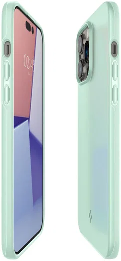Spigen Thin Fit Apple iPhone 14 Pro Hoesje Back Cover Mint Groen afbeelding 12