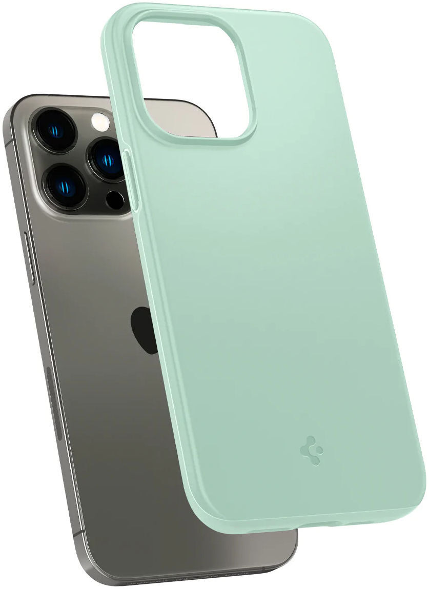 Spigen Thin Fit Apple iPhone 14 Pro Hoesje Back Cover Mint Groen afbeelding 2
