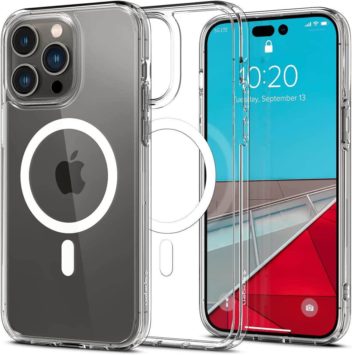 Spigen Ultra Hybrid MagSafe Apple iPhone 14 Pro Hoesje Wit afbeelding 1