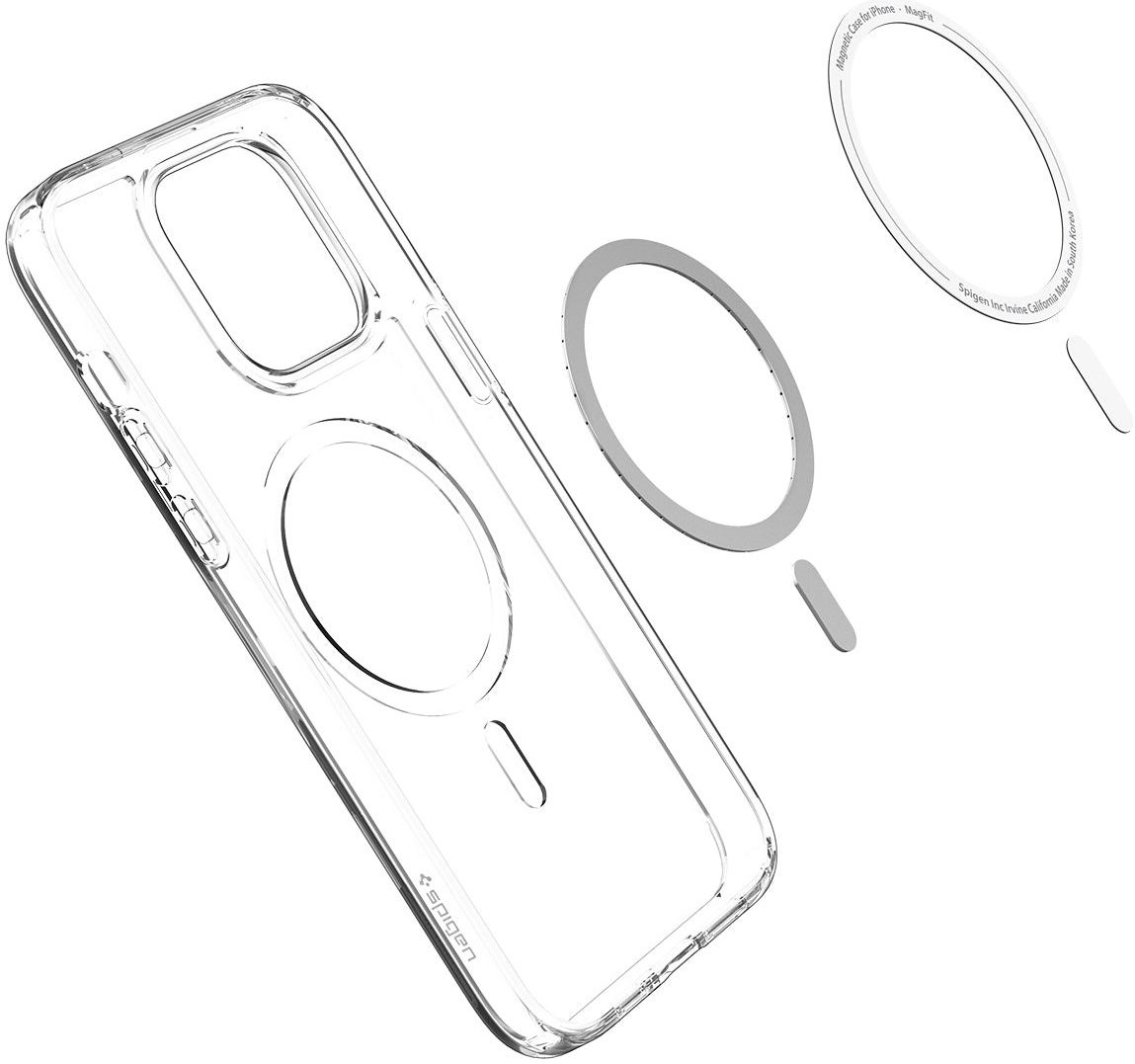 Spigen Ultra Hybrid MagSafe Apple iPhone 14 Pro Hoesje Wit afbeelding 13
