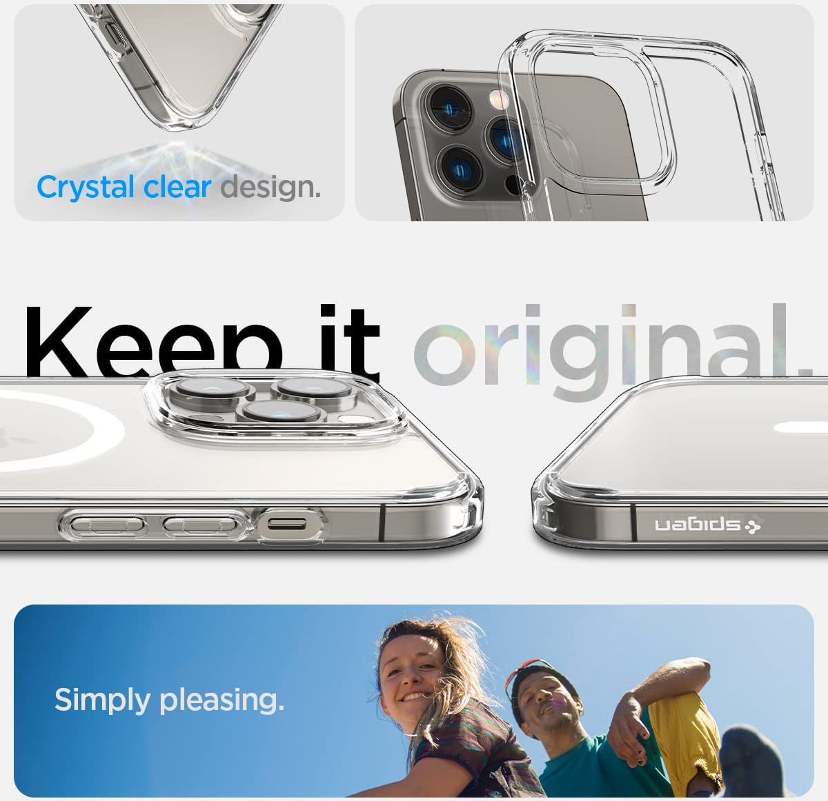Spigen Ultra Hybrid MagSafe Apple iPhone 14 Pro Hoesje Wit afbeelding 6