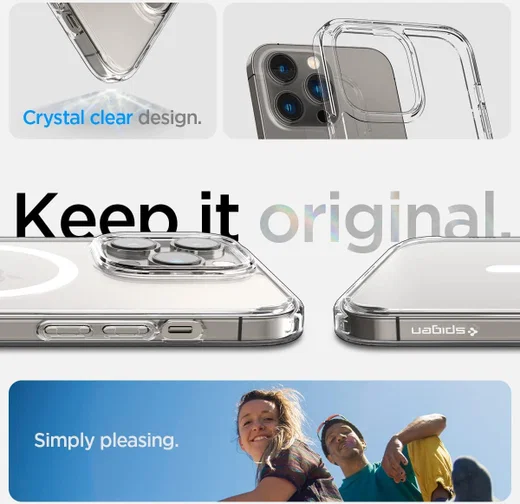 Spigen Ultra Hybrid MagSafe Apple iPhone 14 Pro Hoesje Wit afbeelding 6