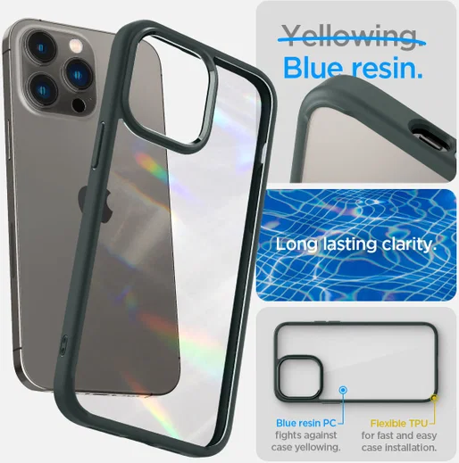 Spigen Ultra Hybrid Apple iPhone 14 Pro Max Hoesje Groen afbeelding 10