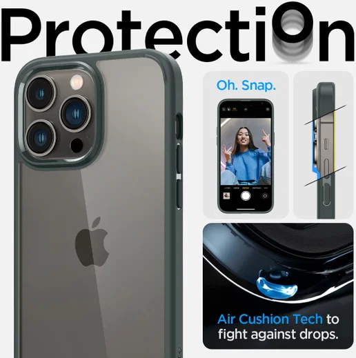 Spigen Ultra Hybrid Apple iPhone 14 Pro Max Hoesje Groen afbeelding 11
