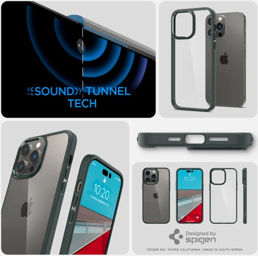 Spigen Ultra Hybrid Apple iPhone 14 Pro Max Hoesje Groen afbeelding 13