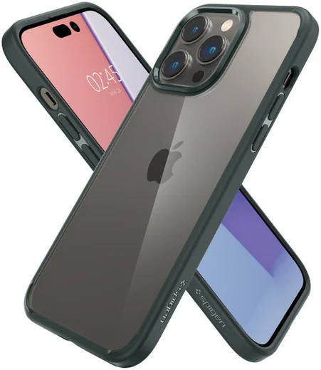 Spigen Ultra Hybrid Apple iPhone 14 Pro Max Hoesje Groen afbeelding 3