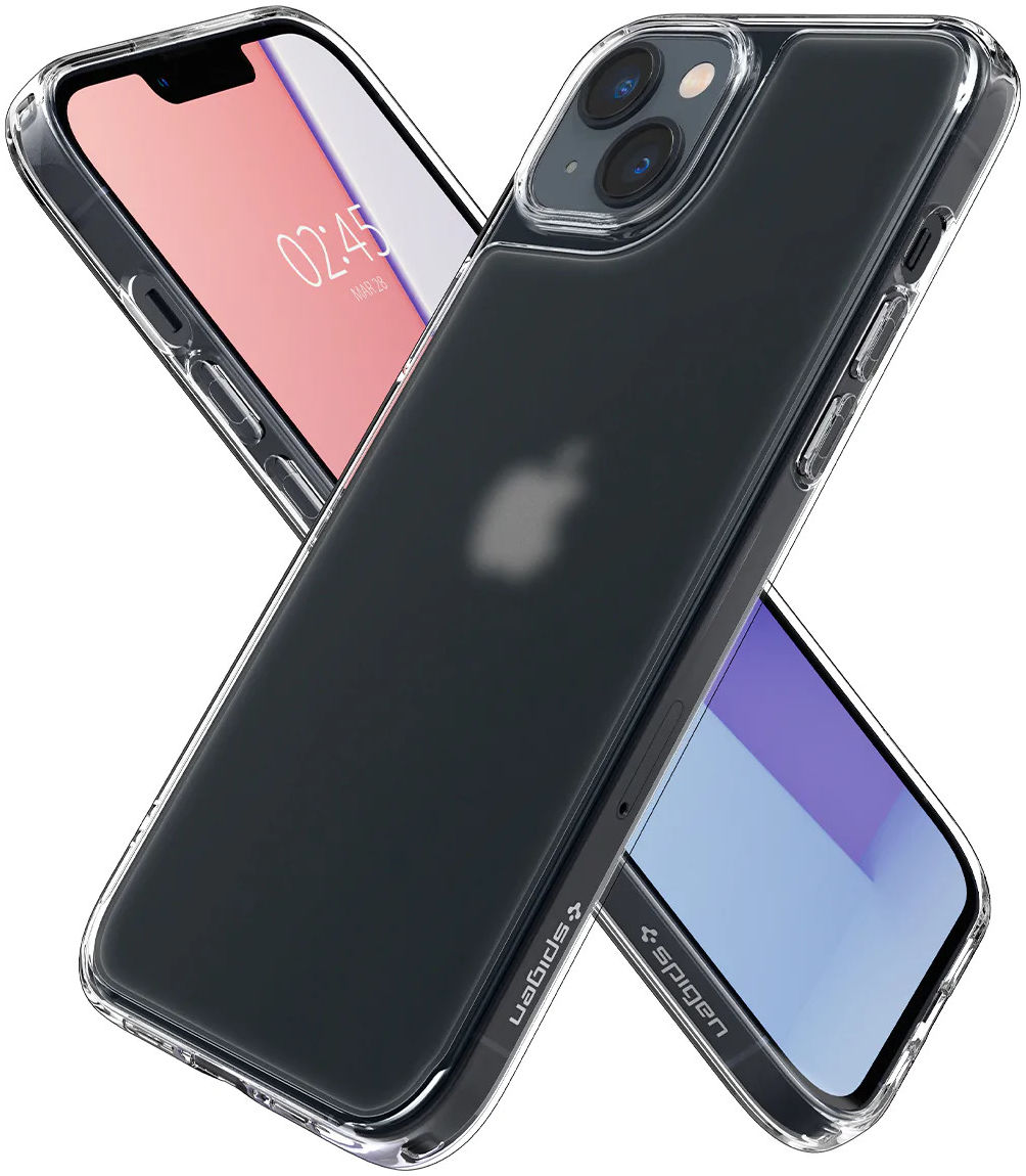 Spigen Quartz Hybrid Apple iPhone 14 Hoesje Matte Transparant afbeelding 3