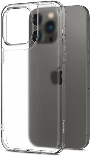 Spigen Quartz Hybrid Apple iPhone 14 Pro Max Hoesje Matte Transparant afbeelding 3
