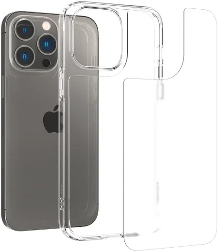 Spigen Quartz Hybrid Apple iPhone 14 Pro Max Hoesje Matte Transparant afbeelding 4