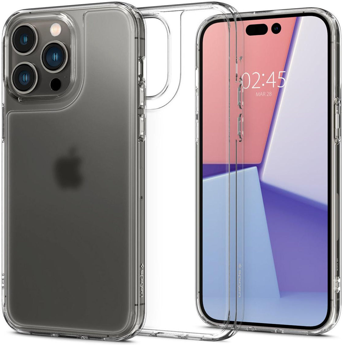 Spigen Quartz Hybrid Apple iPhone 14 Pro Hoesje Matte Transparant afbeelding 1