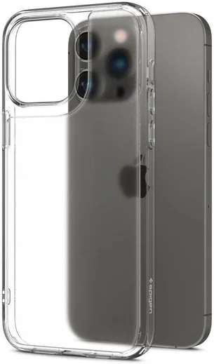 Spigen Quartz Hybrid Apple iPhone 14 Pro Hoesje Matte Transparant afbeelding 2