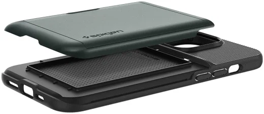 Spigen Slim Armor CS Apple iPhone 14 Pro Max Hoesje Groen afbeelding 7