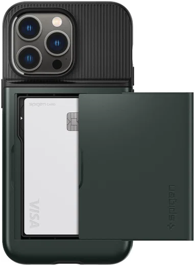 Spigen Slim Armor CS Apple iPhone 14 Pro Max Hoesje Groen afbeelding 8