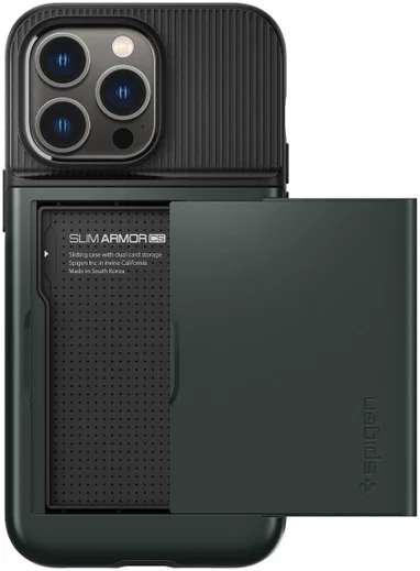 Spigen Slim Armor CS Apple iPhone 14 Pro Max Hoesje Groen afbeelding 9