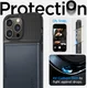 Spigen Slim Armor CS Apple iPhone 14 Pro Max Hoesje Metal Slate afbeelding 16