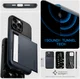 Spigen Slim Armor CS Apple iPhone 14 Pro Max Hoesje Metal Slate afbeelding 18