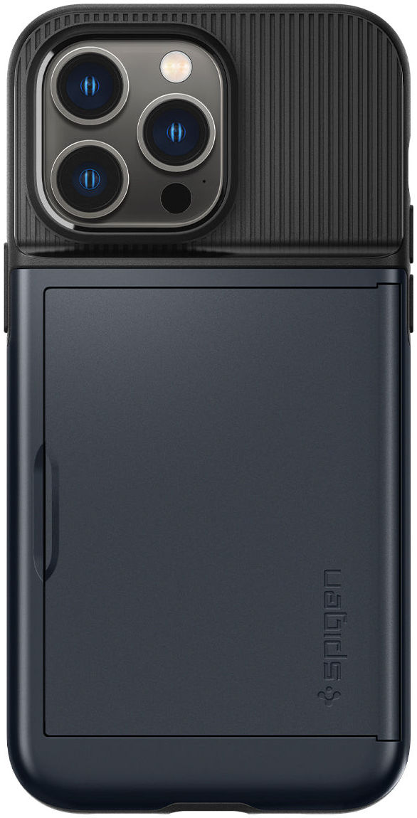 Spigen Slim Armor CS Apple iPhone 14 Pro Max Hoesje Metal Slate afbeelding 2