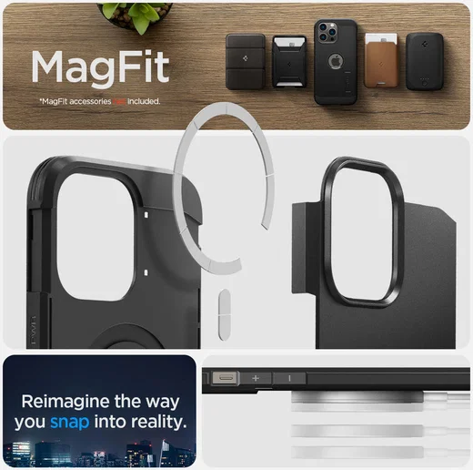 Spigen Tough Armor MagSafe Apple iPhone 14 Pro Max Hoesje Zwart afbeelding 15