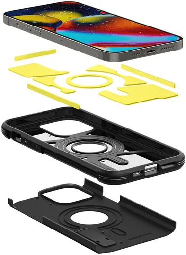 Spigen Tough Armor MagSafe Apple iPhone 14 Pro Max Hoesje Zwart afbeelding 6