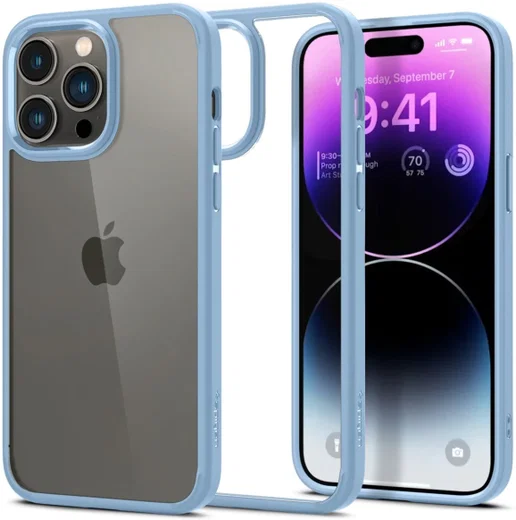 Spigen Ultra Hybrid Apple iPhone 14 Pro Max Hoesje Blauw afbeelding 1