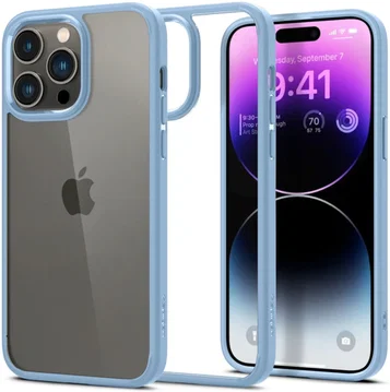 Spigen Ultra Hybrid Apple iPhone 14 Pro Max Hoesje Blauw