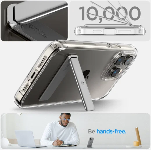 Spigen Ultra Hybrid S iPhone 14 Pro Hoesje Back Cover Transparant afbeelding 11
