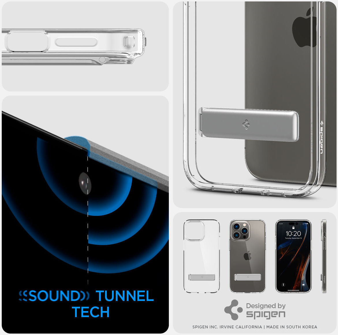 Spigen Ultra Hybrid S iPhone 14 Pro Hoesje Back Cover Transparant afbeelding 15