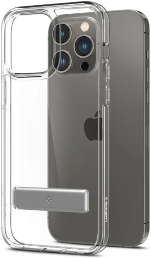 Spigen Ultra Hybrid S iPhone 14 Pro Hoesje Back Cover Transparant afbeelding 3