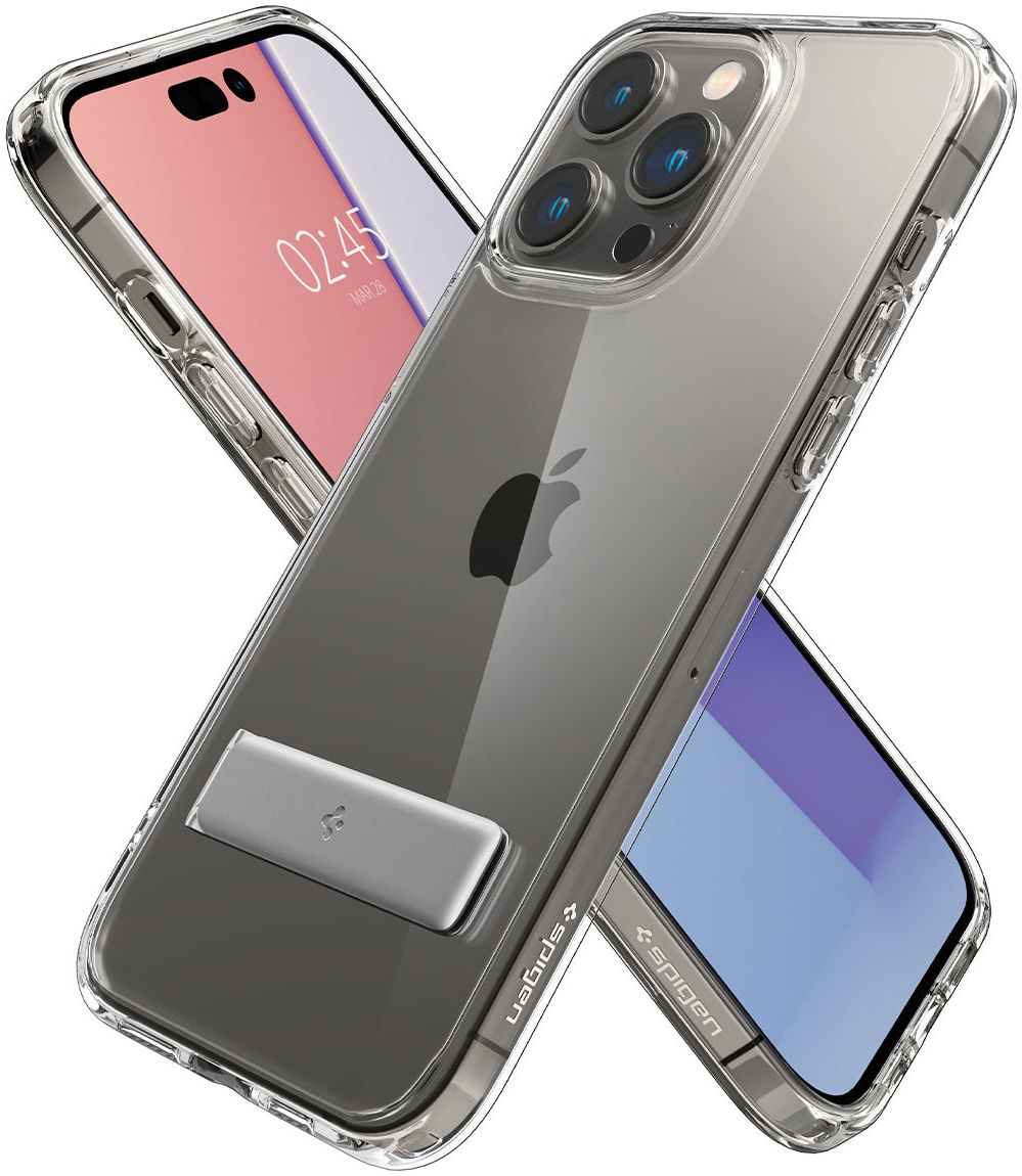 Spigen Ultra Hybrid S iPhone 14 Pro Hoesje Back Cover Transparant afbeelding 6