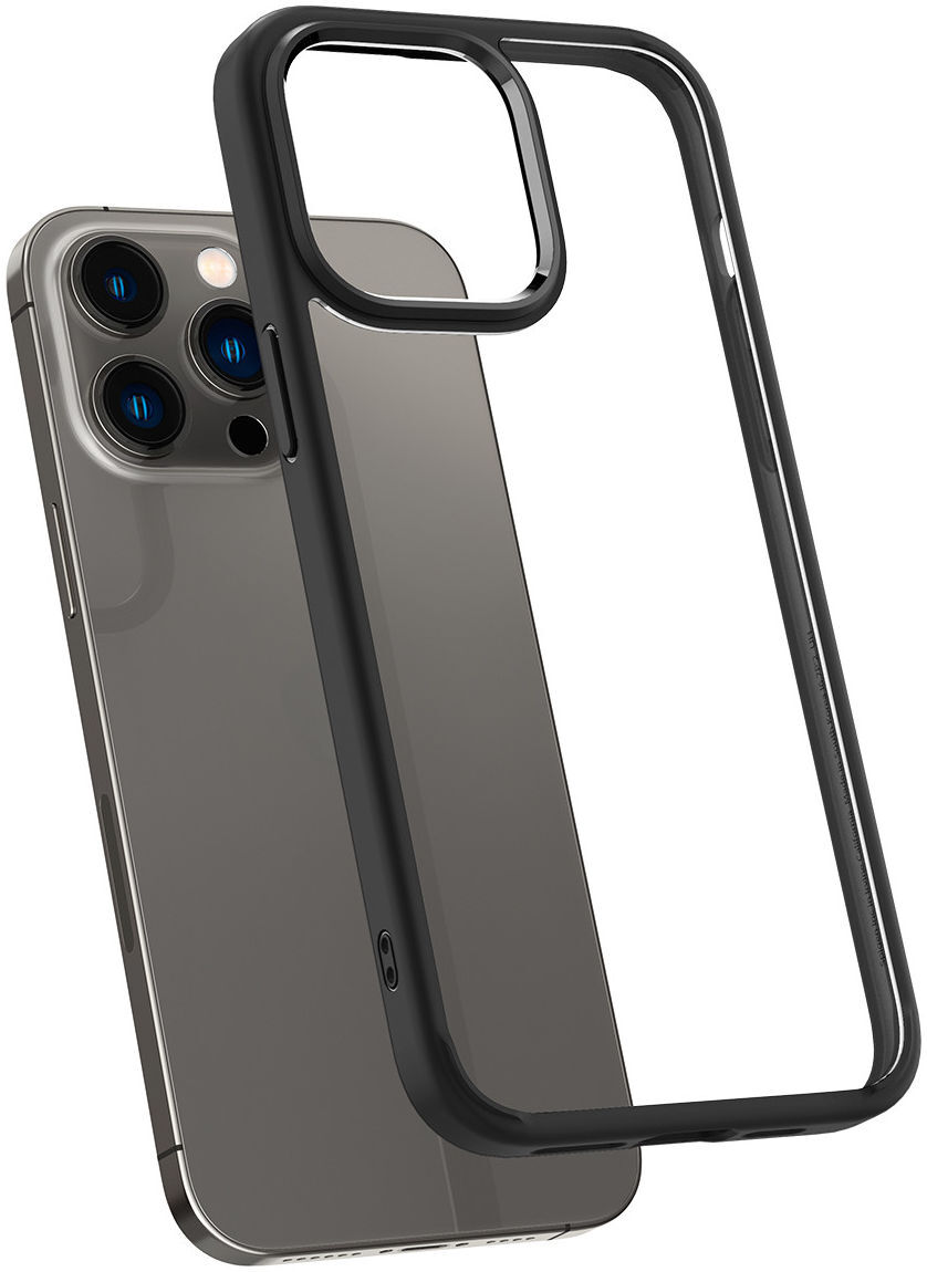 Spigen Crystal Hybrid Apple iPhone 14 Pro Max Hoesje Zwart afbeelding 1