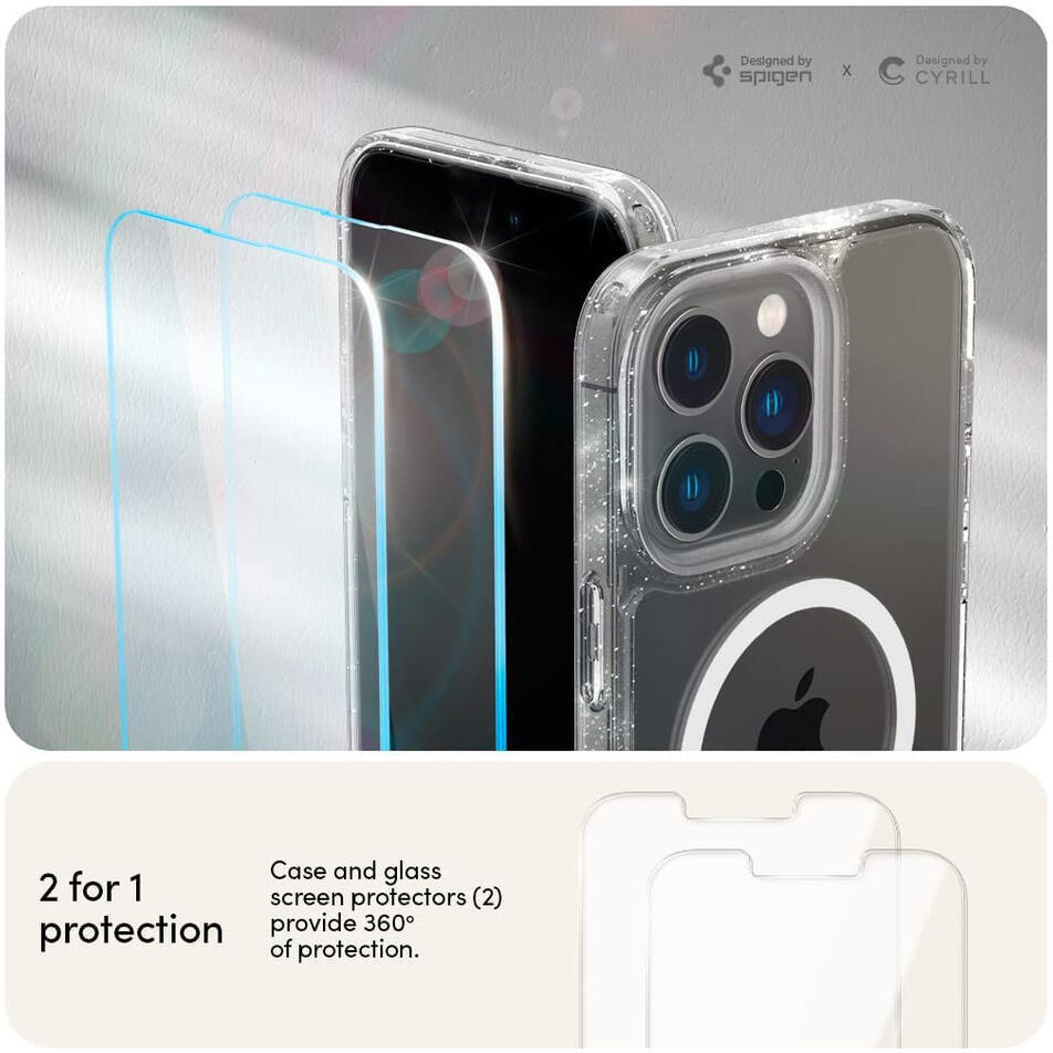 Spigen Cyrill Shine MagSafe Apple iPhone 14 Pro Max Hoesje Glitter afbeelding 2