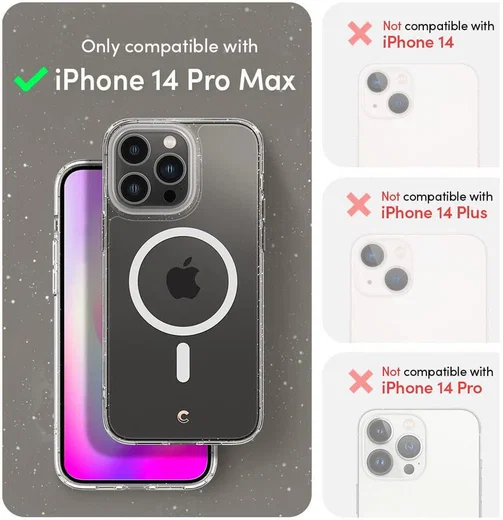 Spigen Cyrill Shine MagSafe Apple iPhone 14 Pro Max Hoesje Glitter afbeelding 7