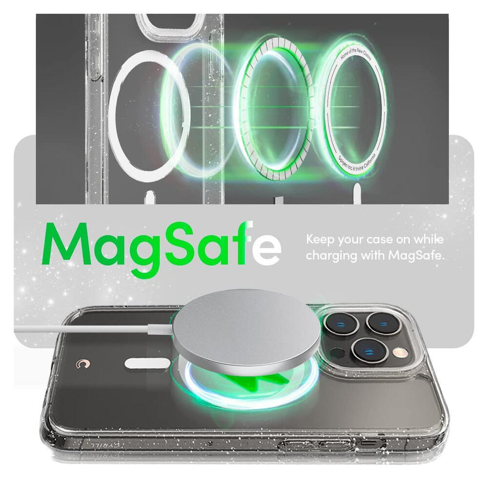 Spigen Cyrill Shine MagSafe Apple iPhone 14 Pro Hoesje Glitter afbeelding 2