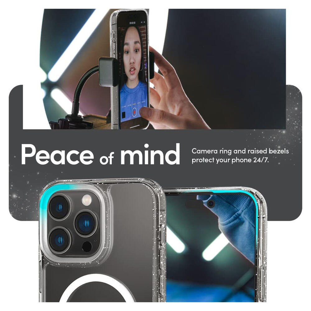 Spigen Cyrill Shine MagSafe Apple iPhone 14 Pro Hoesje Glitter afbeelding 4