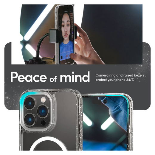 Spigen Cyrill Shine MagSafe Apple iPhone 14 Pro Hoesje Glitter afbeelding 4