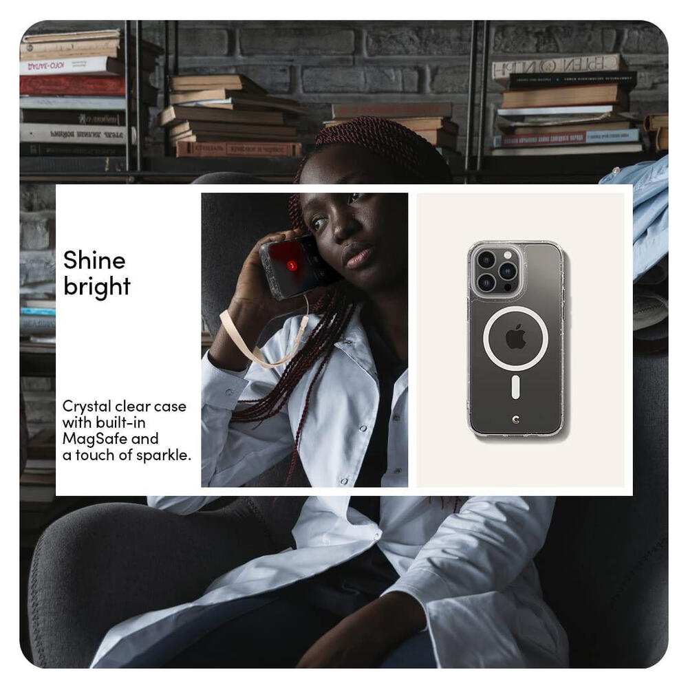 Spigen Cyrill Shine MagSafe Apple iPhone 14 Pro Hoesje Glitter afbeelding 5